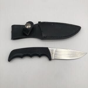 Kershaw 1028 Antelope Hunter II 8cr13Mov SS Fixed Blade Knife & Leather Sheath